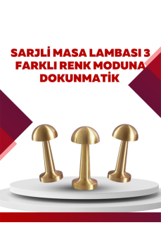 Şarjlı Dimmerli LED Masa Lambası – 4-8 Saat Aydınlatma