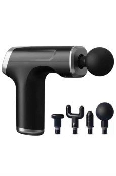 Şarjlı Masaj Tabancası 4 Başlıklı Mini Masaj Tabancası ve Masaj Aleti