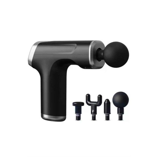 Şarjlı Masaj Tabancası 4 Başlıklı Mini Masaj Tabancası ve Masaj Aleti Şarjlı Masaj Tabancası 4 Başlıklı Mini Masaj Tabancası ve Masaj Aleti