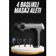 Şarjlı Masaj Tabancası 4 Başlıklı Mini Masaj Tabancası ve Masaj Aleti Şarjlı Masaj Tabancası 4 Başlıklı Mini Masaj Tabancası ve Masaj Aleti