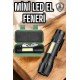 Şarjlı Metal Zoomlu El Feneri Işıldak Led Işık Taşınabilir El Lambası
