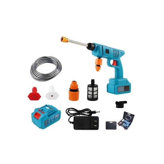 Şarjlı Oto Yıkama, Bahçe Sulama Tabancası Makinesi Yüksek Basınçlı Şarjlı Oto Yıkama, Bahçe Sulama Tabancası Makinesi Yüksek Basınçlı