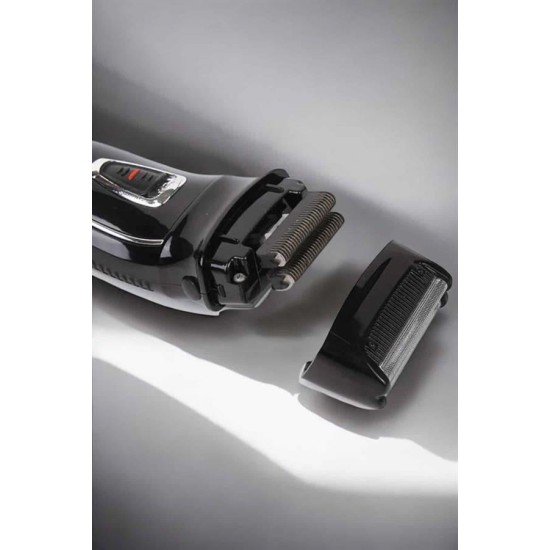 Şarjlı Paslanmaz Çelik Bıçaklı ve Kablosuz Saç Sakal Tıraş Makinesi