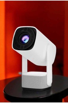 Şarjlı Projeksiyon Oyun Sinema Projektörü 4K HD Görüntü Kaliteli