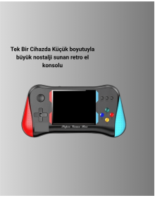 Şarjlı Taşınabilir Oyun Konsolu – X7M Retro Game Box