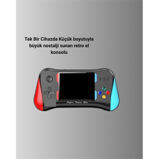 Şarjlı Taşınabilir Oyun Konsolu – X7M Retro Game Box