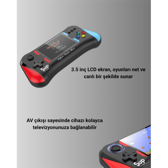 Şarjlı Taşınabilir Oyun Konsolu – X7M Retro Game Box