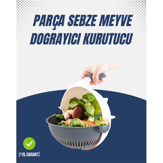 Sebze Doğrama ve Rendeleme İçin Pratik Mutfak Aparatı