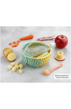Sebze Haşlama ve Meyve Püresi Hazırlama Seti