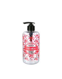 Şeffaf Sıvı Sabunluk Yuvarlak Plastik Pompalı 500 ML