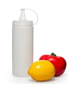 Şeffaf Sos Şişesi  - 400 ML