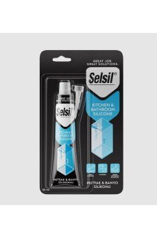 Selsil Mutfak ve Duşakabin Silikonu Şeffaf 50 ml