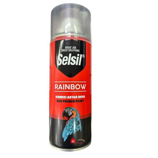Selsil Rainbow Akrilik Sprey Astar 3009 Kırmızı Selsil Rainbow Akrilik Sprey Astar 3009 Kırmızı