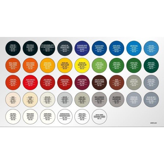 Selsil Rainbow Akrilik Sprey Boya 9005 Parlak Siyah