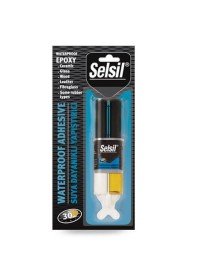 Selsil Suya Dayanıklı Epoksi Şeffaf Yapıştırıcı 28 gr