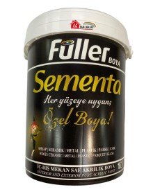 Sementa Özel Su Bazlı Saf Akrilik Boya 1 Litre Beyaz