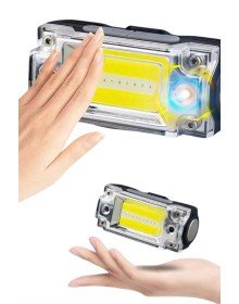 Sensörlü Kamp Lambası Ayarlanabilir Kafa Lambası Kafa Bantlı