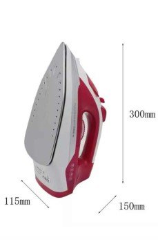 Seramik Tabanlı Kırmızı 2200 Watt Şok Buharlı Ütü Seramik Tabanlı Kırmızı 2200 Watt Şok Buharlı Ütü