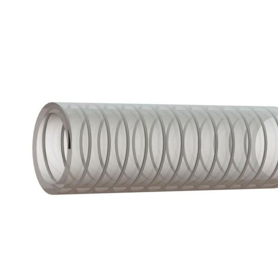 Sertsan 19 mm Şeffaf Çelik Telli Emiş Hortumu 5 Metre Sertsan 19 mm Şeffaf Çelik Telli Emiş Hortumu 5 Metre