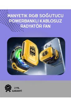 Sessiz Çalışan Yarı İletken Telefon Soğutucu | iOS ve Android Uyumlu | 10W Güç