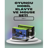 Ergonomik Tasarımlı Kablosuz Oyun Seti – Mobil Cihazlarla Uyumlu Klavye Mouse Kiti