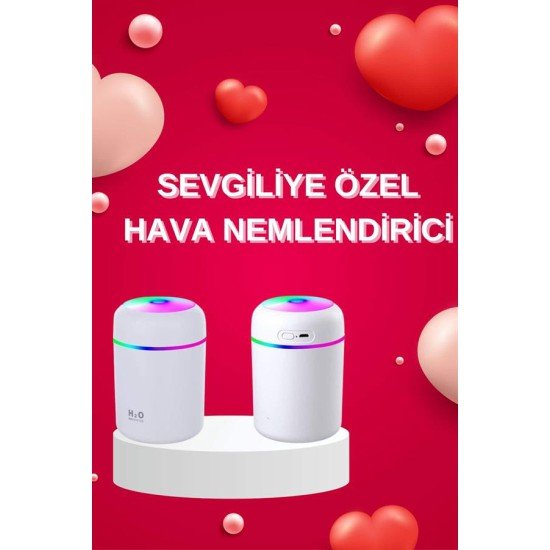 Sevgiliye Hediye Led Işıklı Hava Nemlendirici USB Şarjlı Sevgiliye Özel Sevgiliye Hediye Led Işıklı Hava Nemlendirici USB Şarjlı Sevgiliye Özel