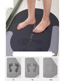 Sihirli Su Emici Kaydırmaz Banyo Paspası Banyo Ayak Matı