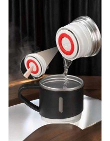 Şık ve Dayanıklı 3 Bardaklı Termos Seti Uzun Süre Isı Koruma Özellikli