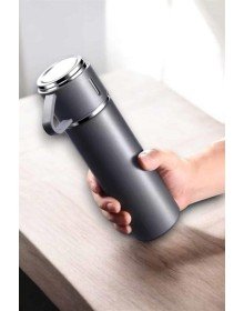 Şık ve Dayanıklı 3 Bardaklı Termos Seti Uzun Süre Isı Koruma Özellikli