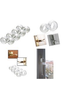 Silikon Kapı & Pencere Vurma Önleyici Stoper Kapı Tamponu 4 Adet