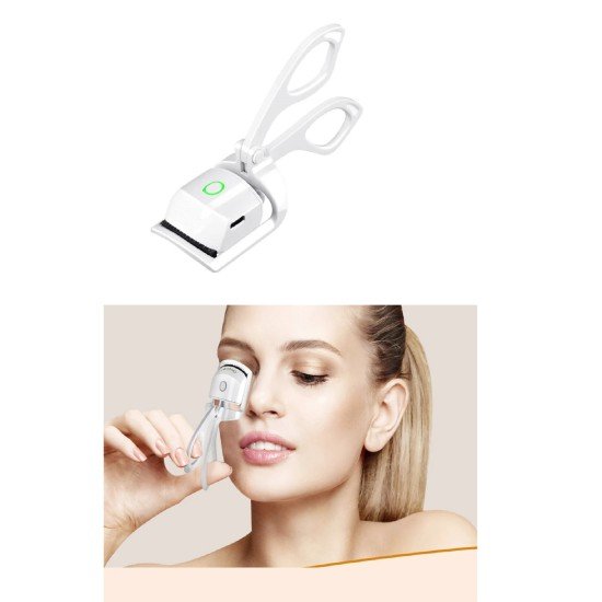 Silikon Uçlu Elektrikli Kirpik Kıvırıcı 2 Sıcaklık Modlu USB Şarjlı Kolay Rimel Kirpik Bigudisi Silikon Uçlu Elektrikli Kirpik Kıvırıcı 2 Sıcaklık Modlu USB Şarjlı Kolay Rimel Kirpik Bigudisi