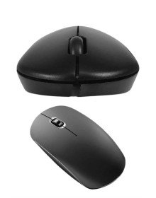 Siyah Kablosuz Mouse Wireless Mouse Minimal Tasarım