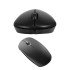 Siyah Kablosuz Mouse Wireless Mouse Minimal Tasarım