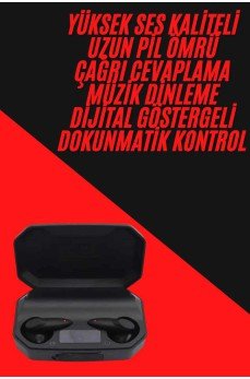 Siyah Profesyonel  Kulaklık HD Mikrofonlu Çağrı Cevaplayabilen