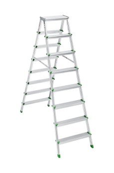 SM Saraylı 8+8 Çift Taraflı Alüminyum Merdiven