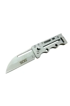 SOG AC78 Gri Yaprak Kamp Çakı 14,5 cm - Metal Sap, Kılıflı SOG AC78 Gri Yaprak Kamp Çakı 14,5 cm - Metal Sap, Kılıflı
