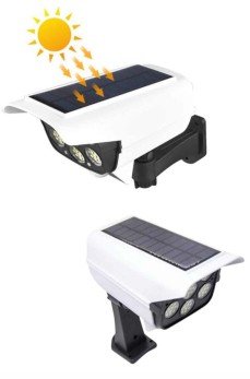 Solar Bahçe Lambası Uzaktan Kumandalı Kamera Görünümlü Hareket Sensörlü