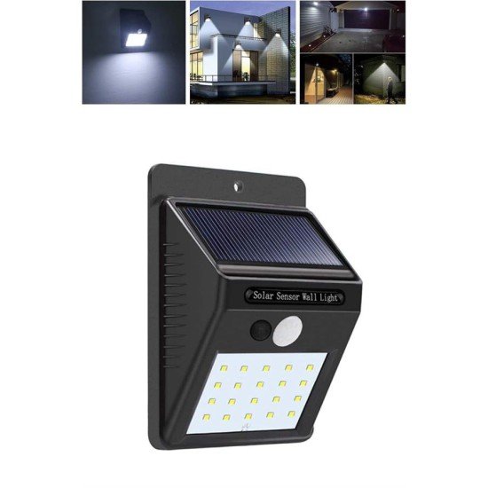 Solar Dekoratif Lambası Sensörlü Led Işık Bahçe Aydınlatma