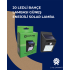 Solar Enerjili 20 LED Duvar Lambası | Hareket Sensörlü, Su Geçirmez, Kablo Gerektirmez