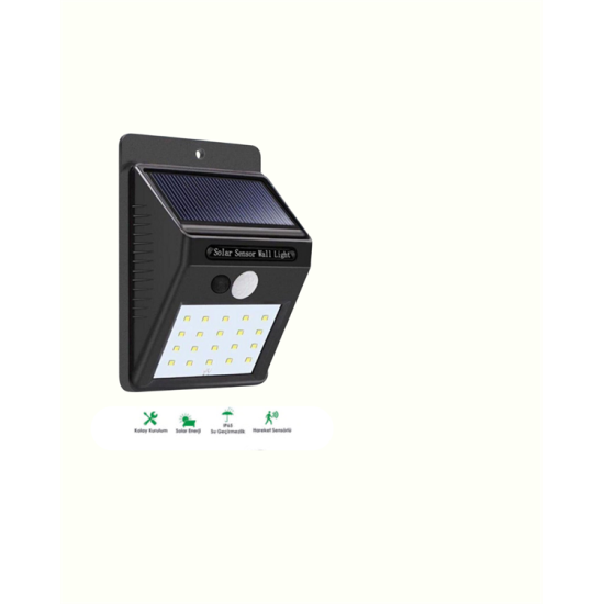 Kablosuz Solar LED Lamba | Bahçe, Veranda, Merdiven Işığı, Otomatik Aç-Kapa Sensörlü Kablosuz Solar LED Lamba | Bahçe, Veranda, Merdiven Işığı, Otomatik Aç-Kapa Sensörlü
