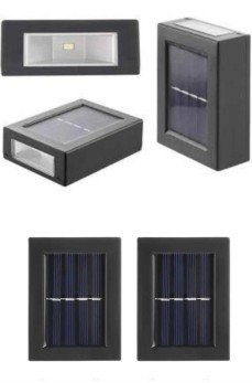 Solar Güneş Enerjili Çift Taraflı Duvar Lambası Çift Taraflı Duvar Lamba Güneş Enerjili