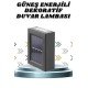 Solar Lamba Dekoratif Aplik Su Geçirmez Led Işıklı Duvar Lambası