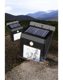 Solar Lamba Giriş, Bahçe Yol Avlu Hareket Sensörlü Led Parlak Gece Su Geçirmez