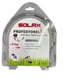 Solax Çelik Telli Tırpan Misinası 3,5 mm 23 Metre
