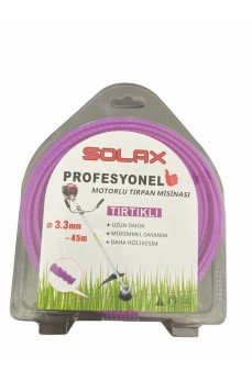 Solax Tırtıklı Tırpan Misinası 3,3 mm 45 Metre