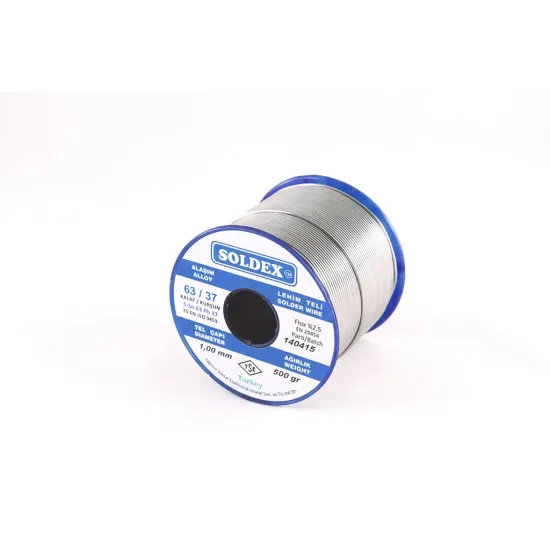 63-37 Lehim Teli 500 Gr 1 mm - Sn:63 - Pb:37
