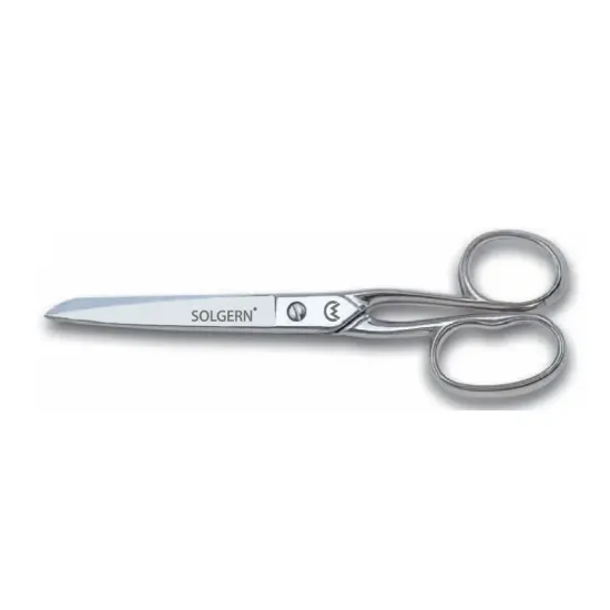 Solgern A122-7 Ev ve Saya Makası No: 7 inç / 17,78 cm - Nikel Kaplama Solgern A122-7 Ev ve Saya Makası No: 7 inç / 17,78 cm - Nikel Kaplama