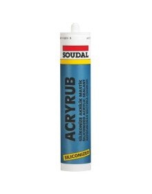 Soudal Acryrub Silikonize Mastik 310 ml Gri