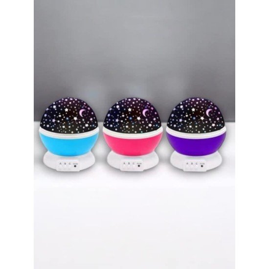 Dönen Renkli Gökyüzü Projektörlü Gece Lambası Dönen Renkli Gökyüzü Projektörlü Gece Lambası