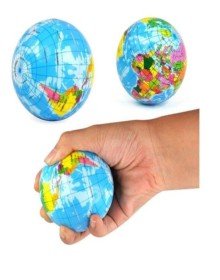 Stres Topu Dünya Haritalı - Orta Boy